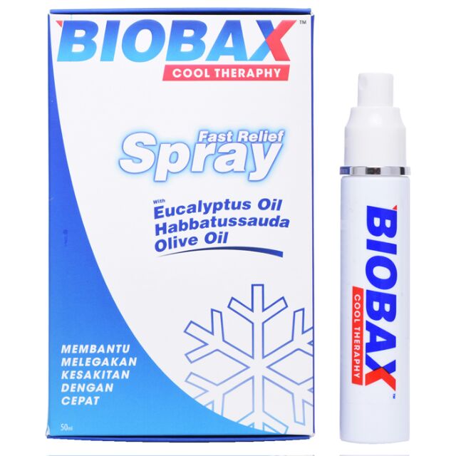 BIOBAX SPRAY COOL THERAPHY 50ml  Shopee Malaysia