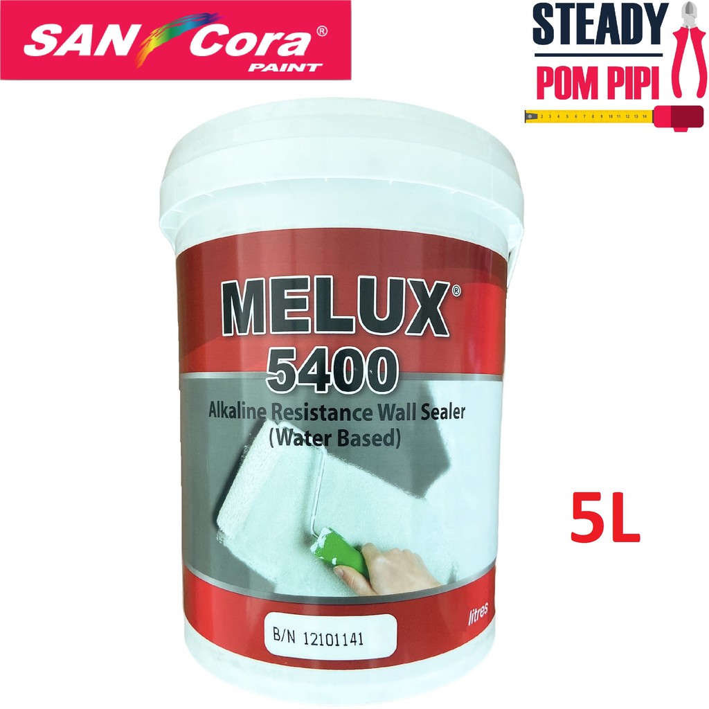 5L SANCORA MELUX 5400 EXTERIOR AND INTERIOR WALL SEALER | Shopee Malaysia