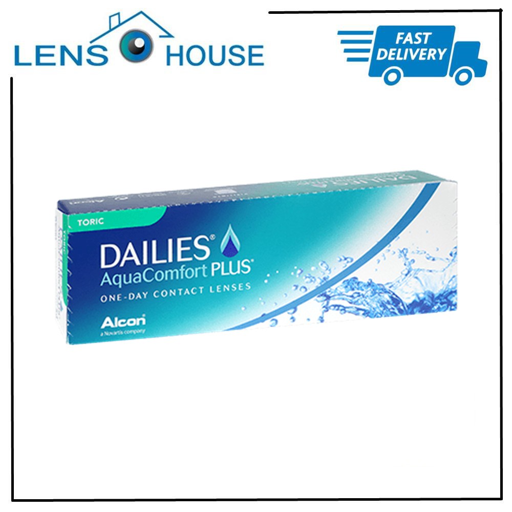 Dailies Aqua Comfort Plus Toric 30 Pieces Box Shopee Malaysia