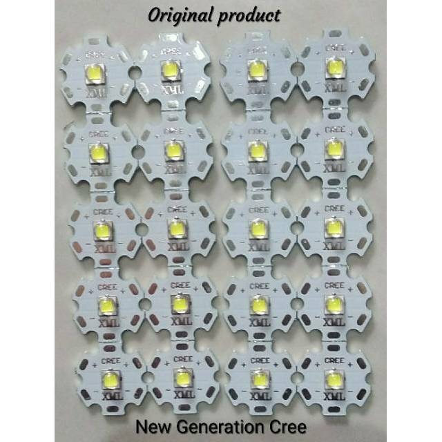 Cree Xml T6 Led U2 10watt 5watt 3watt White Original Shopee Malaysia