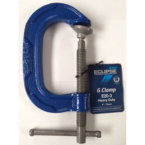 Eclipse 3" 75mm E203 G Clamp clamping Heavy Duty Shopee Malaysia