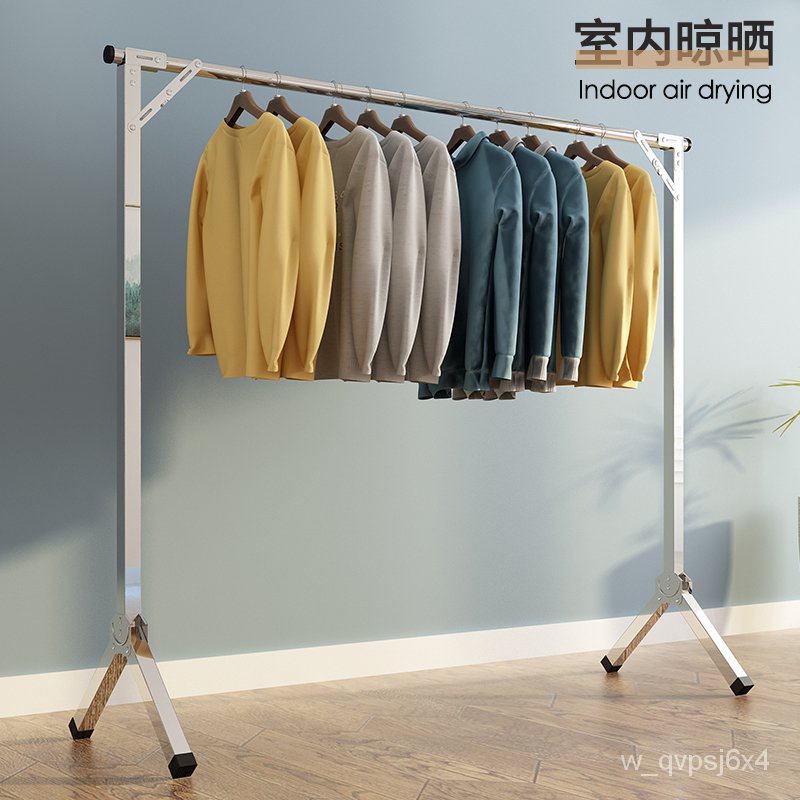 Floor drying rack Clothes Hanger Floor Folding Indoor Home Balcony