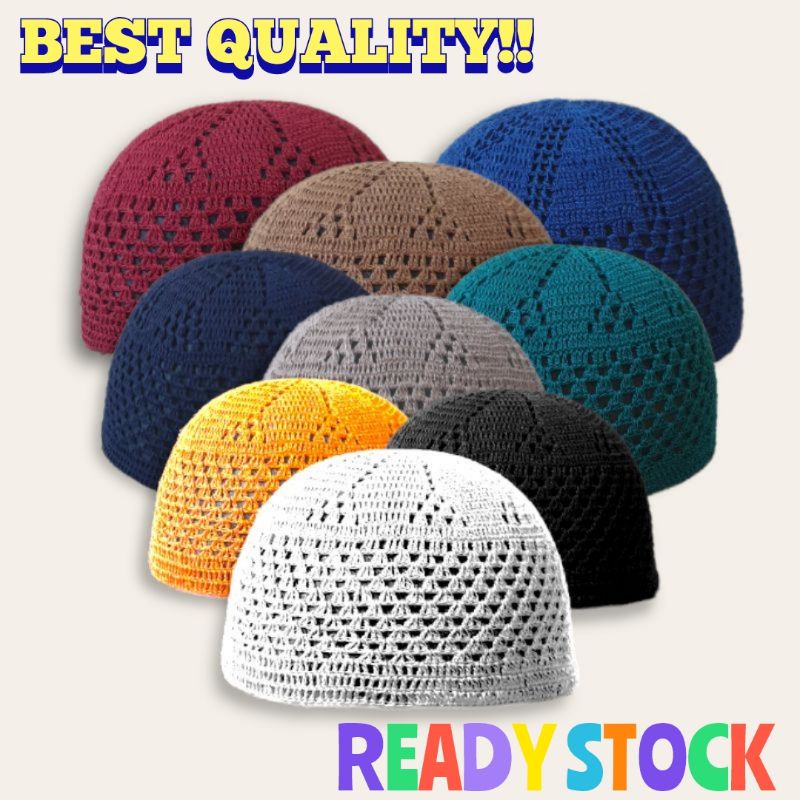 Essential Versatile KETAYAP SURAU MASJID KOPIAH KAIT YAMAN TARKI-KOPIAH TEBAL/ DEWASA/ BENANG TEBAL TURKI SONGKOK - Image 4