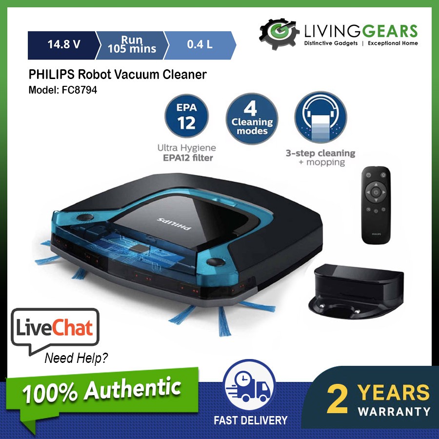 Philips Mopping System SmartPro Easy Robot Vacuum Cleaner/Khind Robot