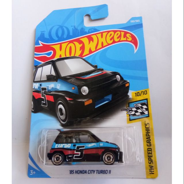 hot wheels honda city turbo black