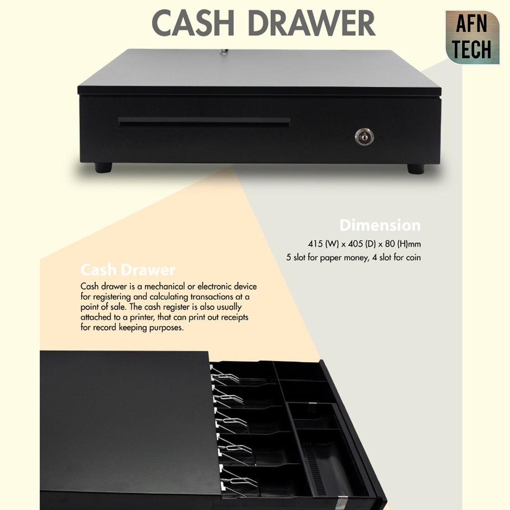 Cash Drawer Pos Cash Register Shopee Malaysia