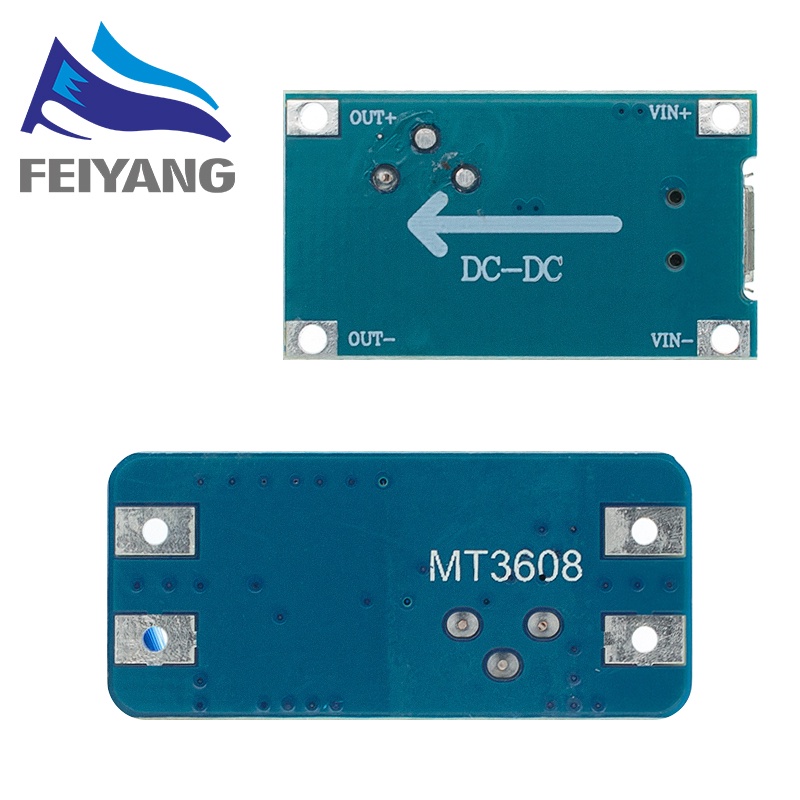 Purpose Essential MT3608 DC-DC Step Up Converter Booster Power Supply Module Boost Step-up Board MAX output 28V 2A Pr...