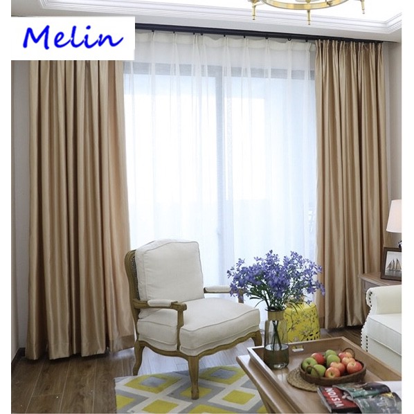 Melin Modern Blackout Curtains For Living Room The Bedroom Blinds Finished Drape