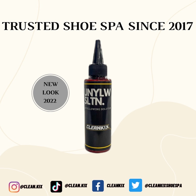 Cleankix Unyellowing Solution (Shoe Whitening / Deoxidizer / Hydrogen Peroxide ) Shopee Malaysia
