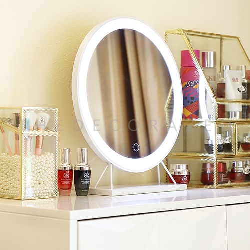 [PLUG IN] Vanity Mirror LED Light Mirror Cermin Makeup Makeup Mirror