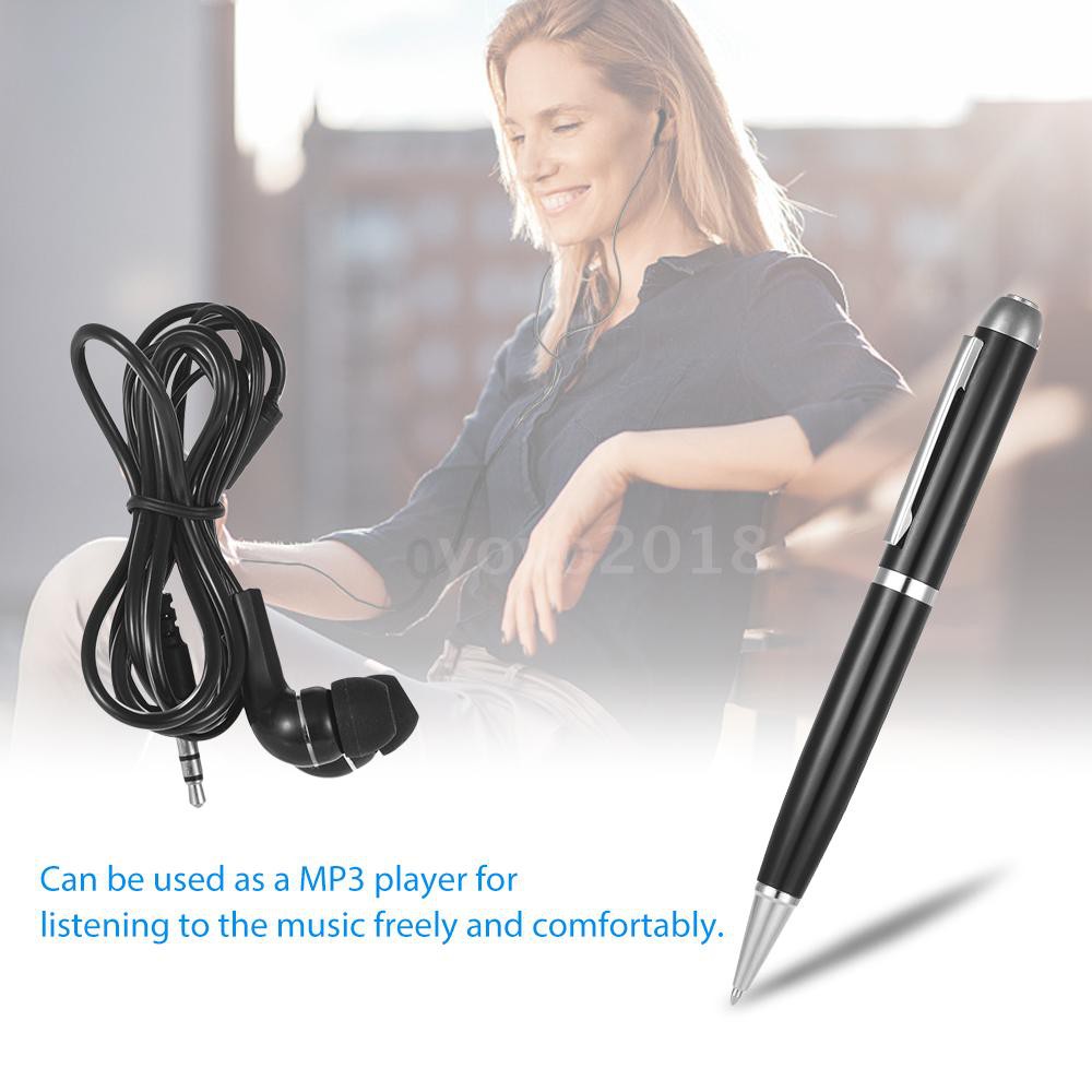 Digital Video Voice Recorder Audio Pen with Camera Camcorder for Class Meeting 