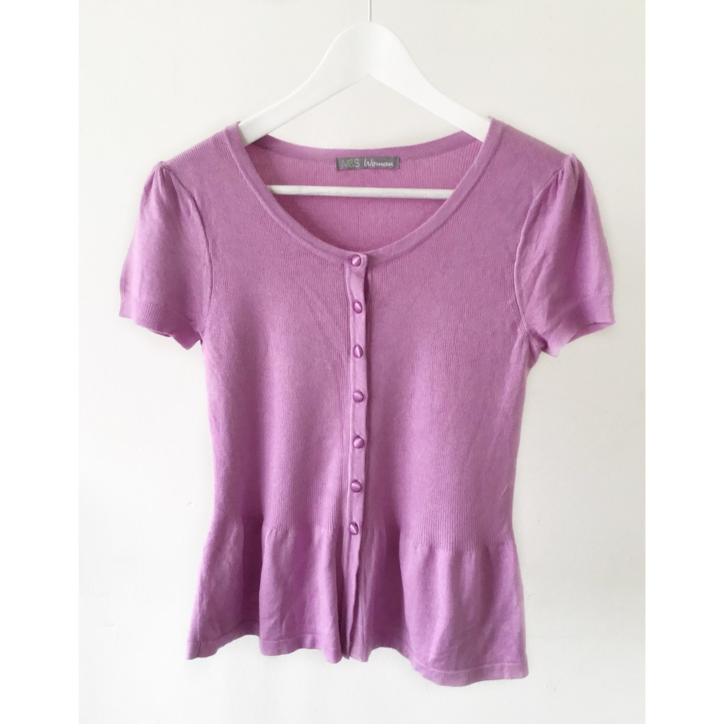 marks and spencer short sleeve cardigan