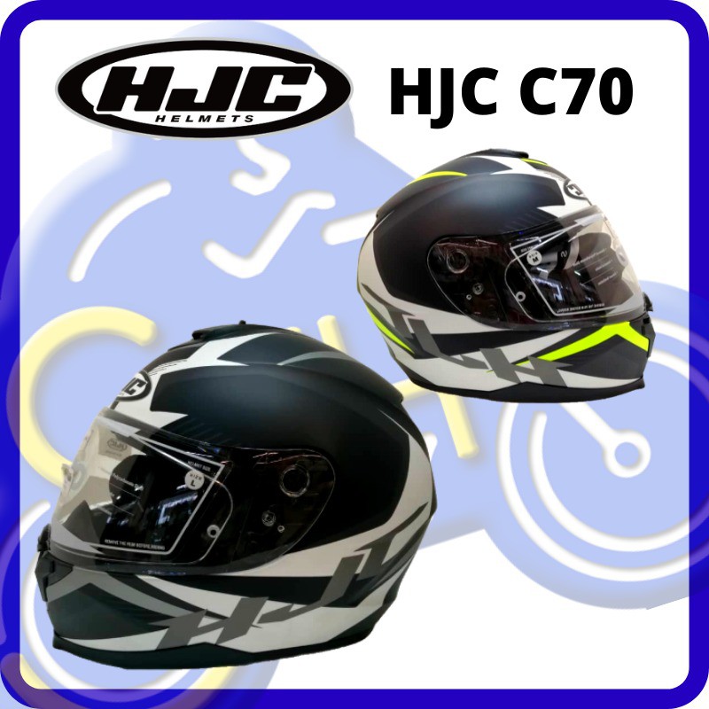 HJC FULLFACE HELMET MODEL C70 TROKY MOTORCYCLE ORIGINAL HJC C70 WITH