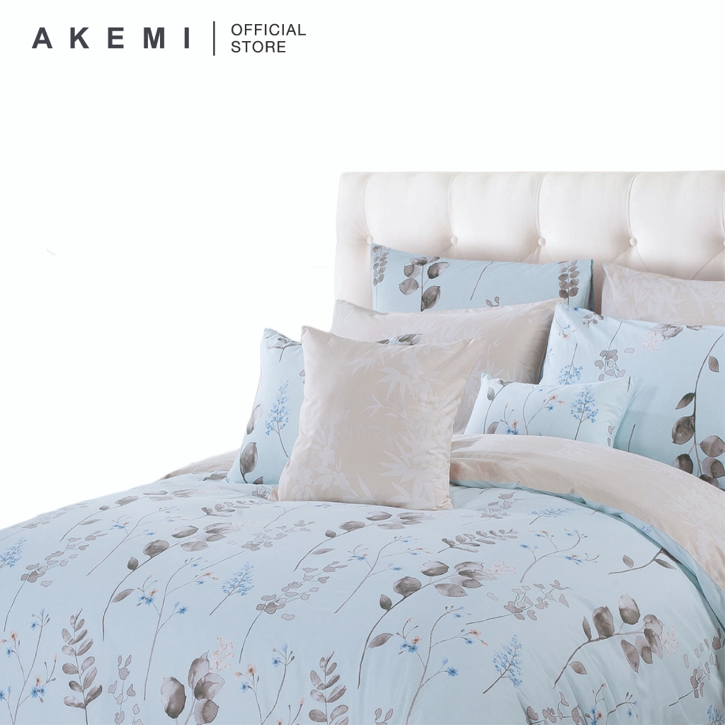 AKEMI Cotton Select Fitted Bedsheet Set Adore Kaliyah 730TC Shopee