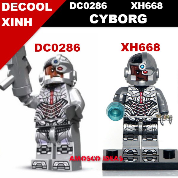 cyborg minifigure