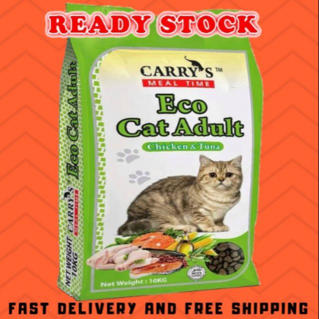 Makanan Kucing Jenama Carry