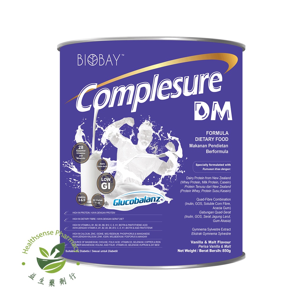 BIOBAY Complesure DM Adults Nutrition Calcium Protein Milk Powder for