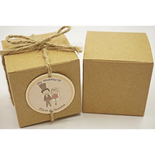 50pcs 6x6x6cm Kraft Box Cupcake Box Packaging Box Kotak 50pcs 6x6x6cm Kraft Box Cupcake Box Packaging Box Kotak