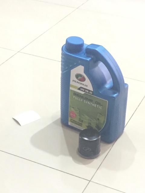 PERODUA Fully Synthetic Engine Oil 0W-20 4L -PERODUA MYVI 