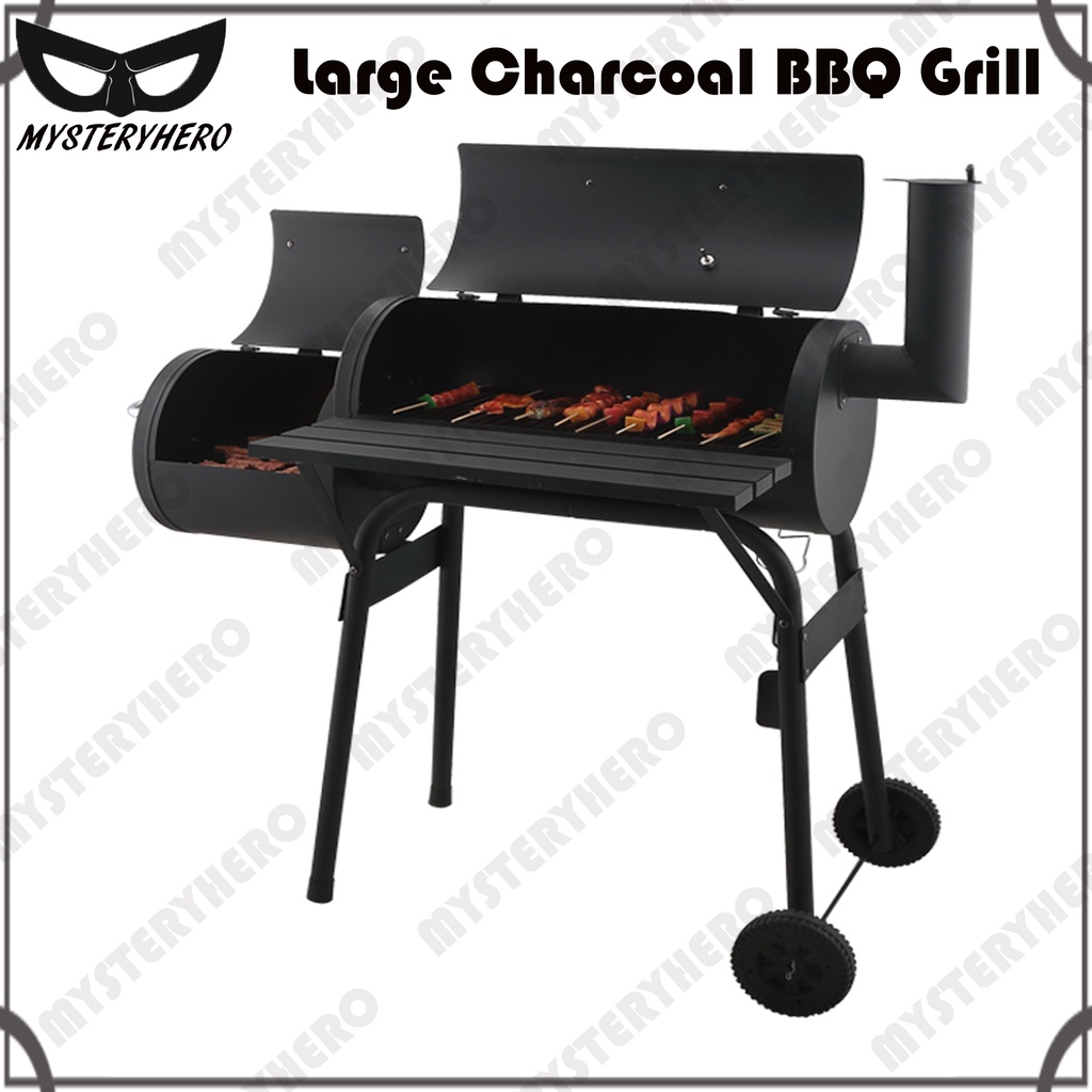 MYSTERY HERO Heavy Duty BBQ Barbecue Grill Outdoor Classic Barbeque