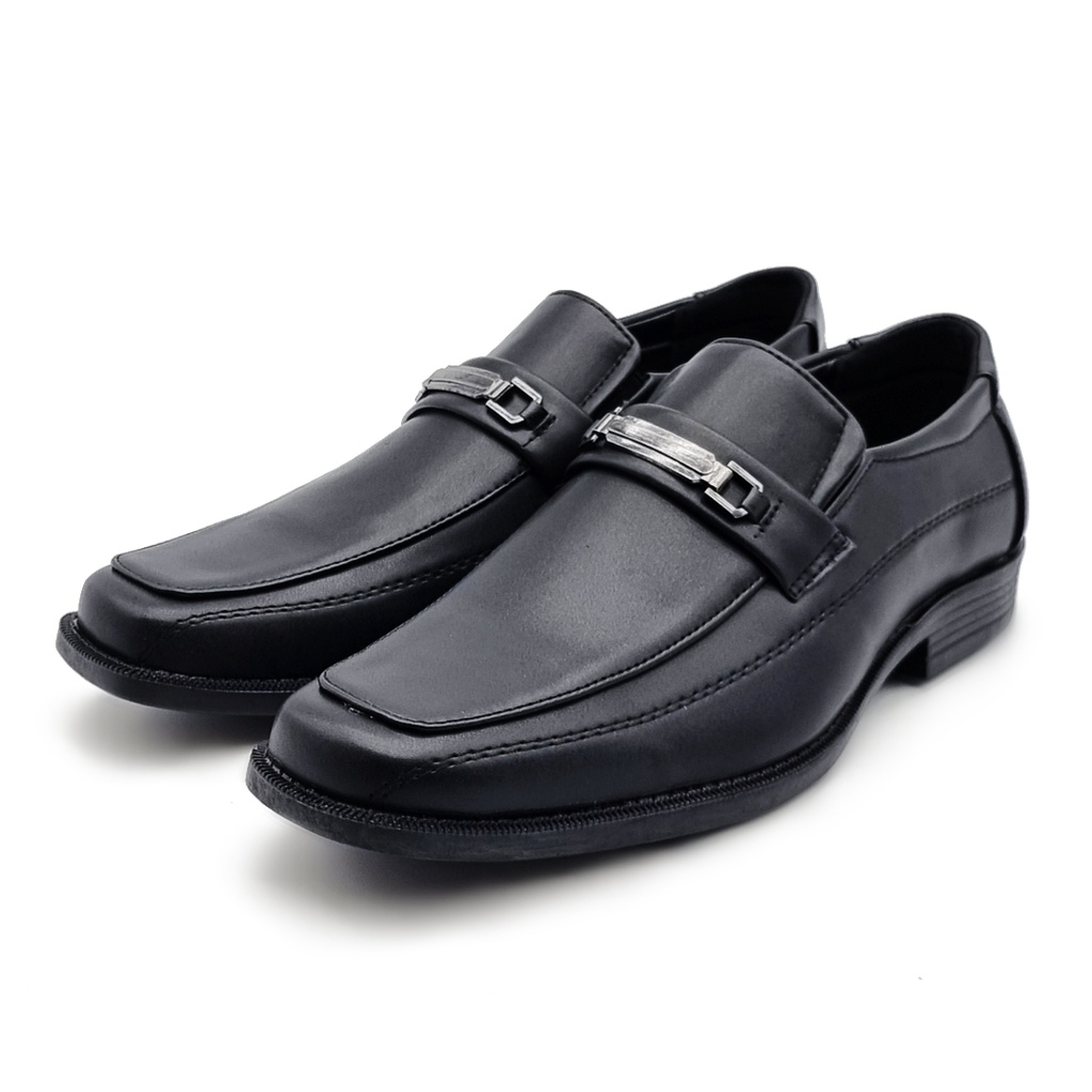 POLO HILL Men Low Heel Hazel Loafers Shoes PMSL-MS458 (Black/Brown ...