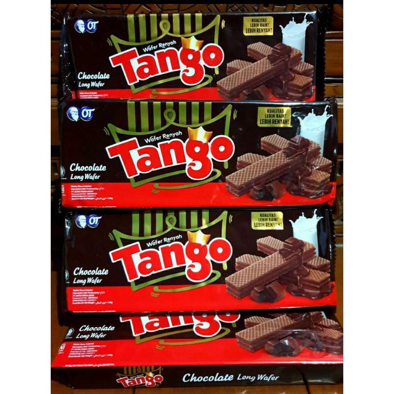 Tango Long Chocolate Wafers 130 Grams Shopee Malaysia