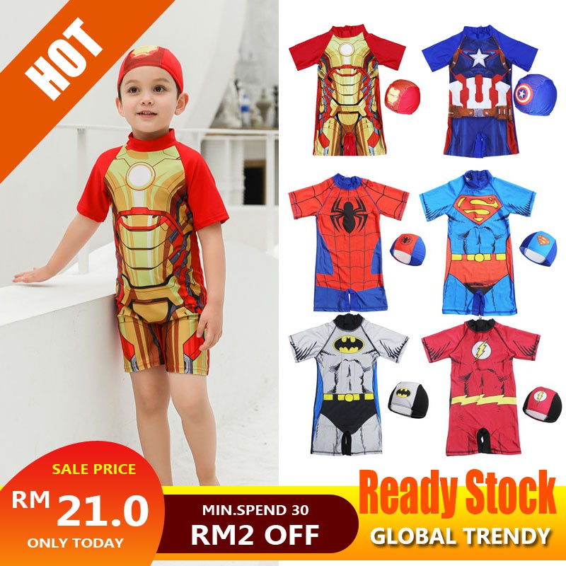 marvel baby swimsuit