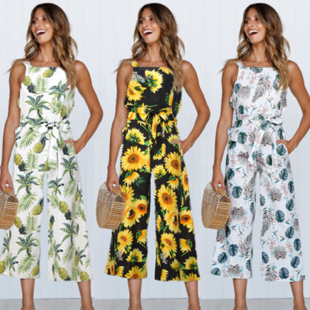 floral jumpsuit romper