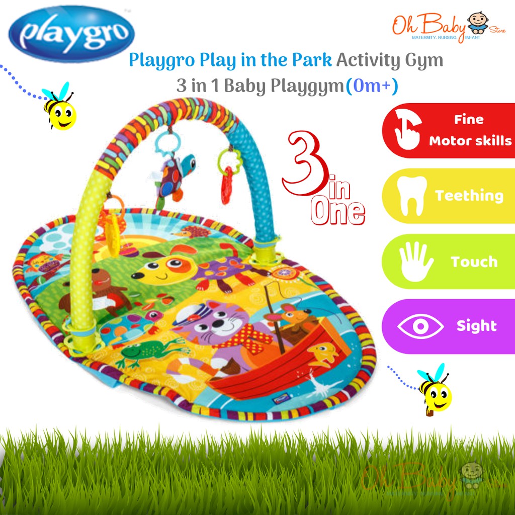 playgro play in the park activity gym