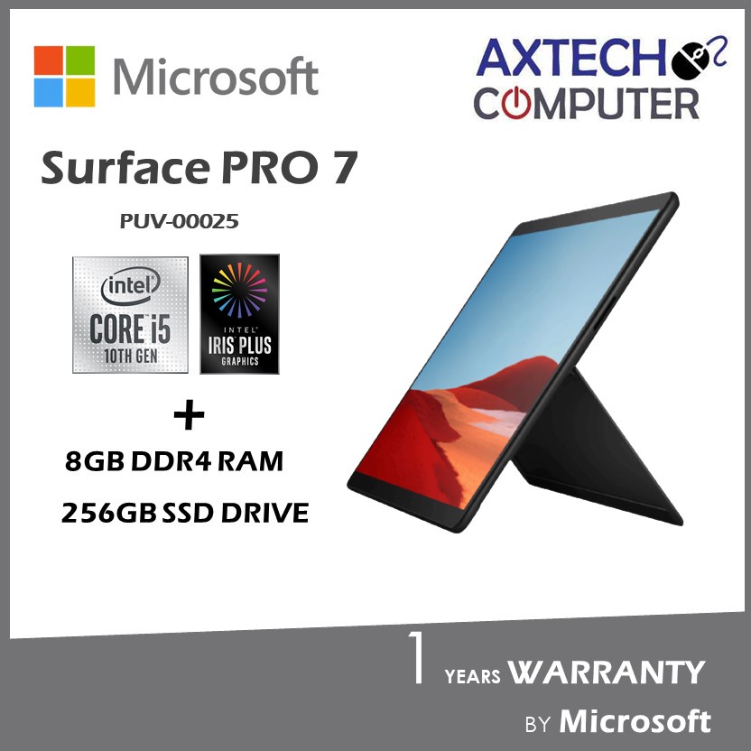 Microsoft Surface Pro 7 PUV-00025 12.3