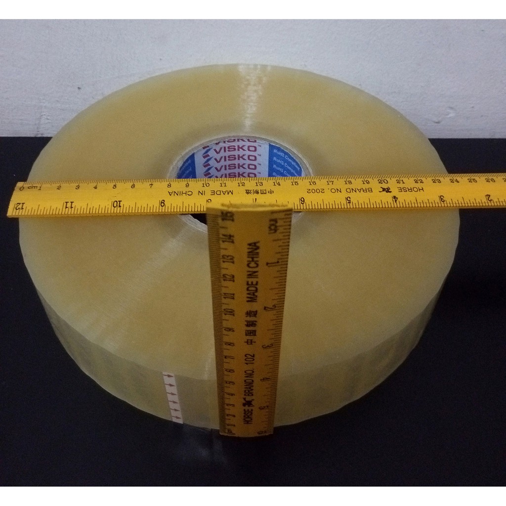 Visko Clear Bopp Carton Packing Tape 48mm X 900m 984 Yrds Carton Sealing Tape