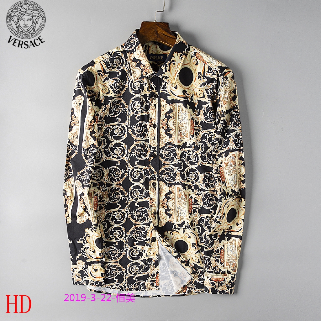 long sleeve versace shirt