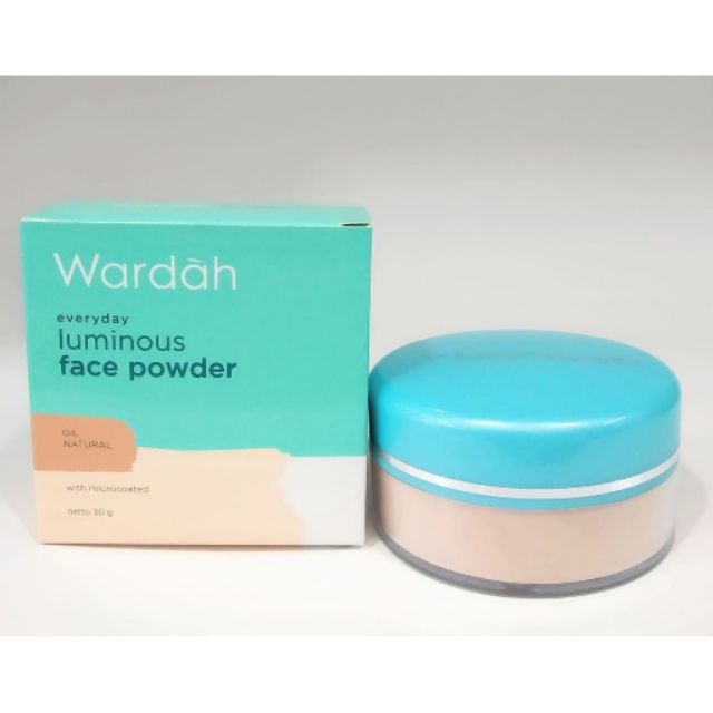 Bedak Tabur Wardah Everyday Luminous Face Powder 30 gram - Shopee Malaysia