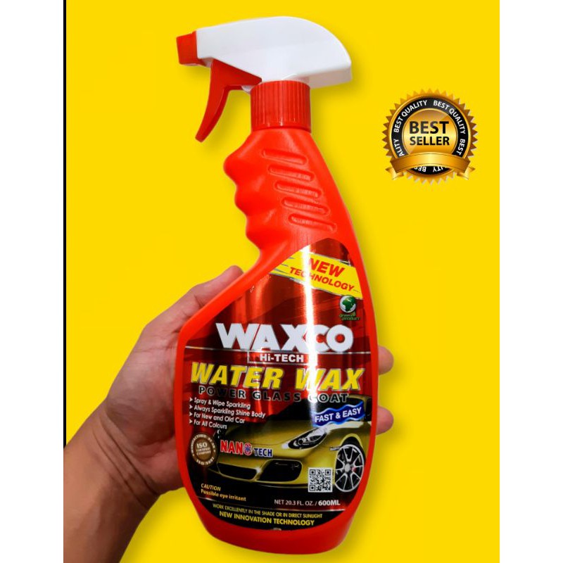 [ READY STOCK ] Waxco HiTech Water Wax Power Glass Coat 600ml Shopee