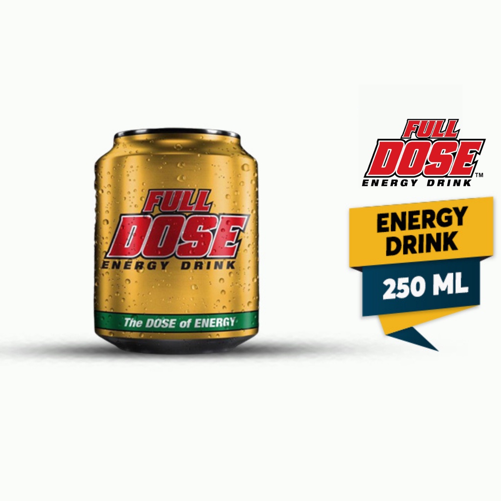FULL DOSE ENERGY DRINK 250 ML X 6 PCS | Shopee Malaysia