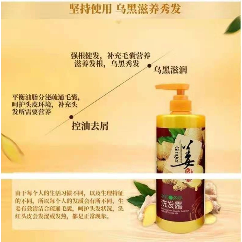 正宗老姜王生姜洗发水800ml-推荐赞赞赞