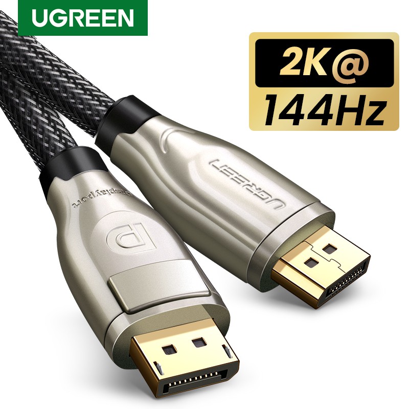 Ugreen Dp1 2 1080p 144hz 4k 60hz Displayport To Displayport Cable Shopee Malaysia