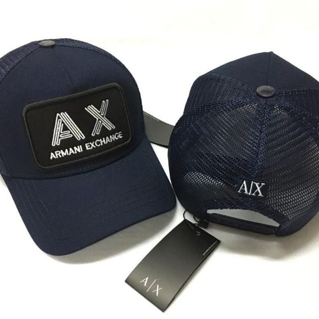 armani exchange trucker hat
