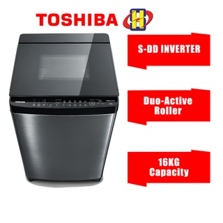 Image of Toshiba Washing Machine (16KG) S-DD Inverter Fully Auto Top Load Washer AW-DG1700WM (SS)