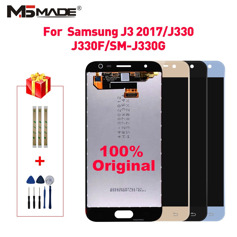 Original Lcd For Samsung Galaxy J3 17 Display Touch Screen Digitizer Assembly Parts For J3 Pro J330f J330 Lcd Shopee Malaysia