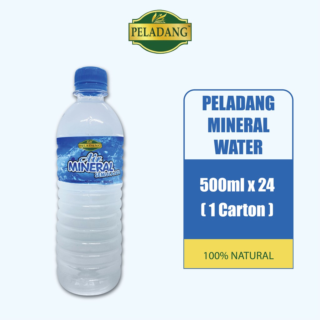 PELADANG Mineral Water 500 ml x 24 ( 1 Carton ) | Shopee Malaysia