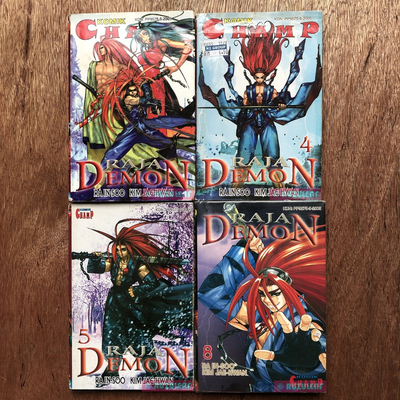 Raja Demon/King of Hell 3,4,5,8 - komik/tora aman/comic ...