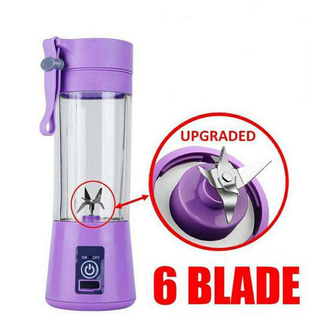 [Local Seller] EXTRA GIFT USB Portable Electric Fruit Juicer Cup Bottle Mixer 
