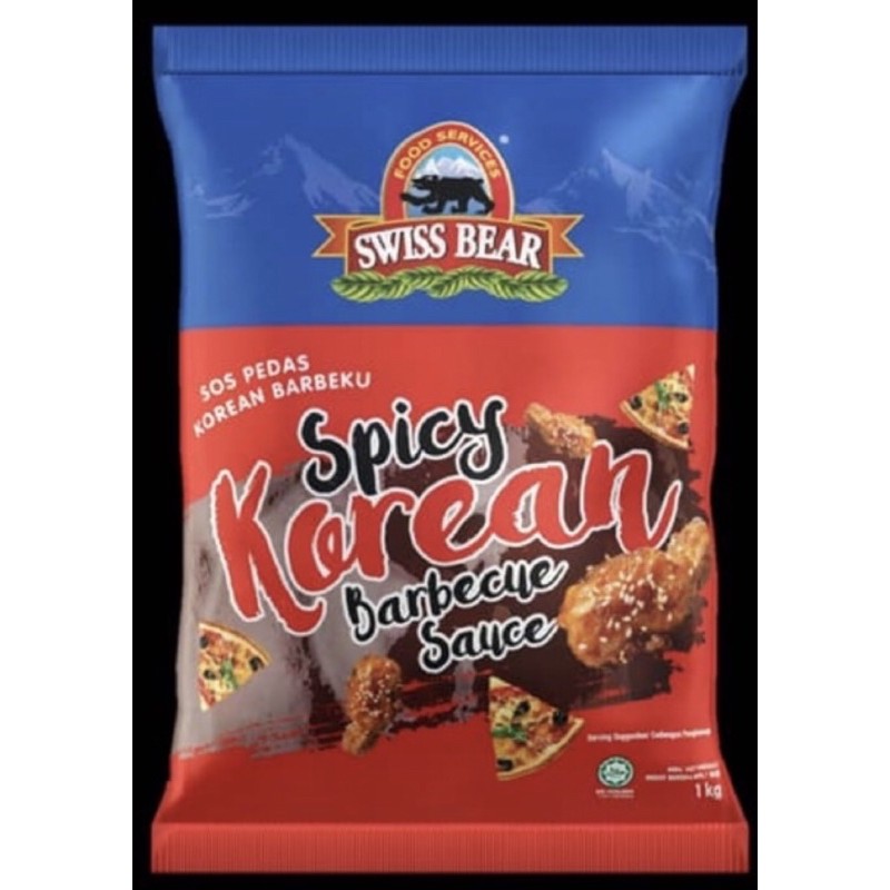 Swiss Bear Spicy Korean Barbecue Sauce Halal 1kg Shopee Malaysia