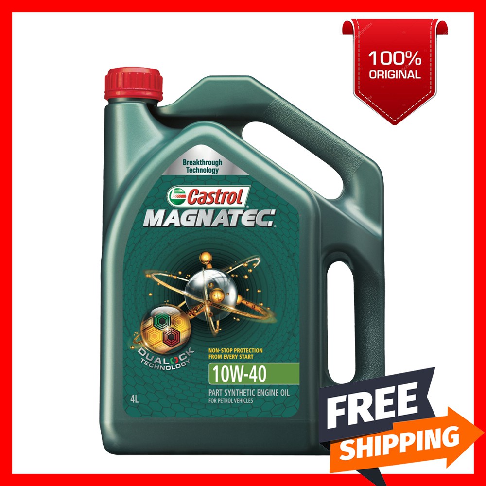 (100% Original) Castrol Magnatec 10W40 SN/CF Semi 