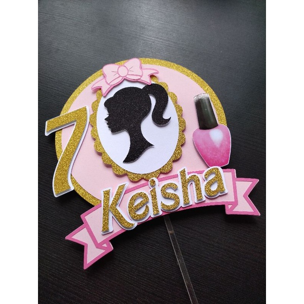 BARBIE 3D Cake topper | Shopee Malaysia