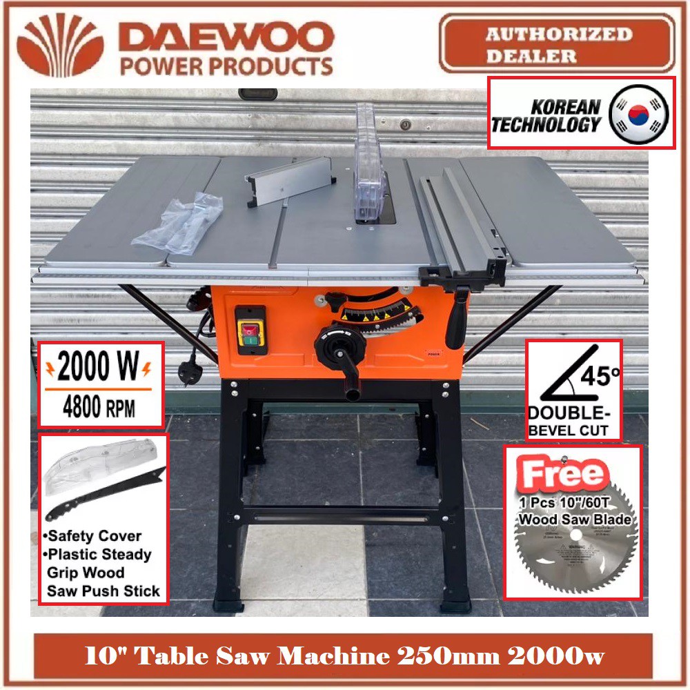Hoyoma Table Saw 2000W HTTS200 Original Authentic Shopee Philippines