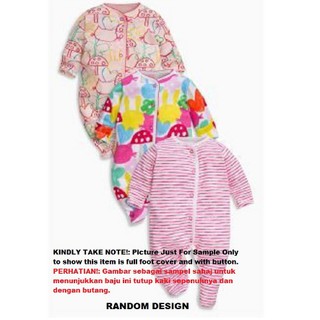 1PCS Baby Sleepsuit With Sock Design Baby Cloth Baju Bayi 1PCS Baby Sleepsuit With Sock Design Baby Cloth Baju Bayi