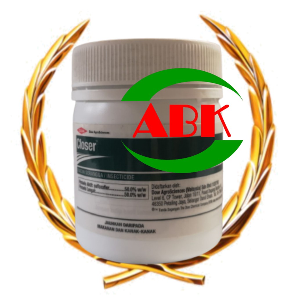 DOW AGROSCIENCES CLOSER INSECTICIDE SERANGGA (100GM) | Shopee Malaysia