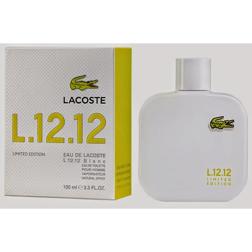 lacoste l 12.12 blanc limited edition